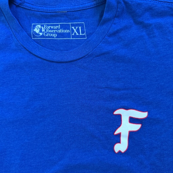 Forward Observations Group “Andy’s Fund” Tee (Blue Polyblend) – Size XL - Picture 4 of 5